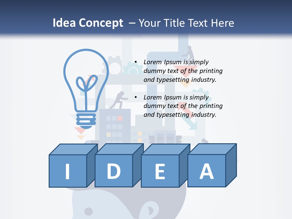 Icon Idea Concept PowerPoint Template