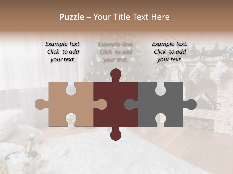 Lantern Gift Holiday PowerPoint Template