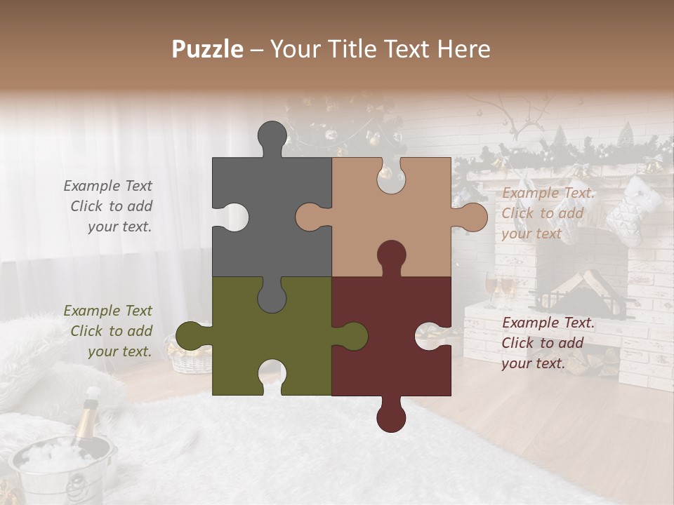 Lantern Gift Holiday PowerPoint Template