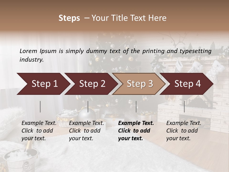 Lantern Gift Holiday PowerPoint Template