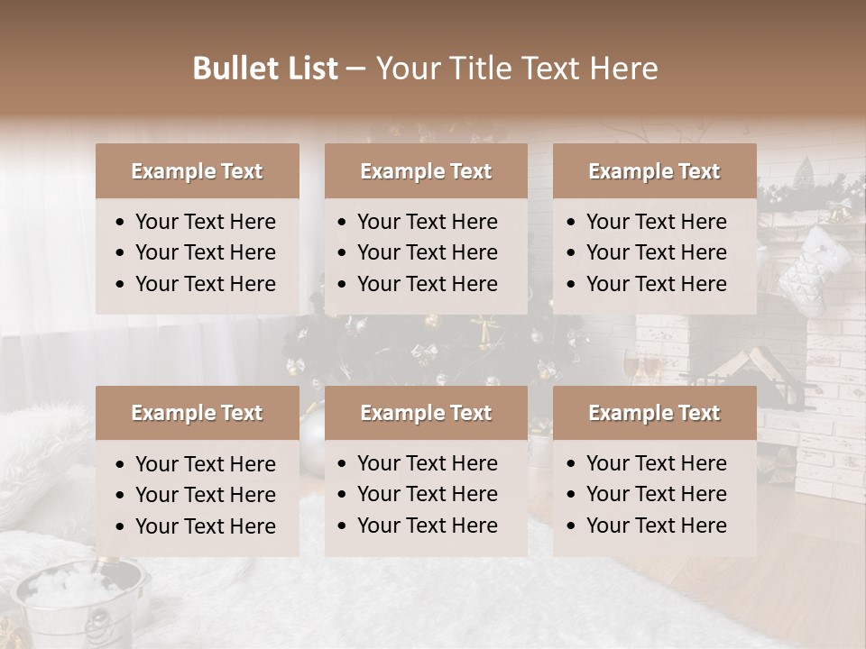 Lantern Gift Holiday PowerPoint Template