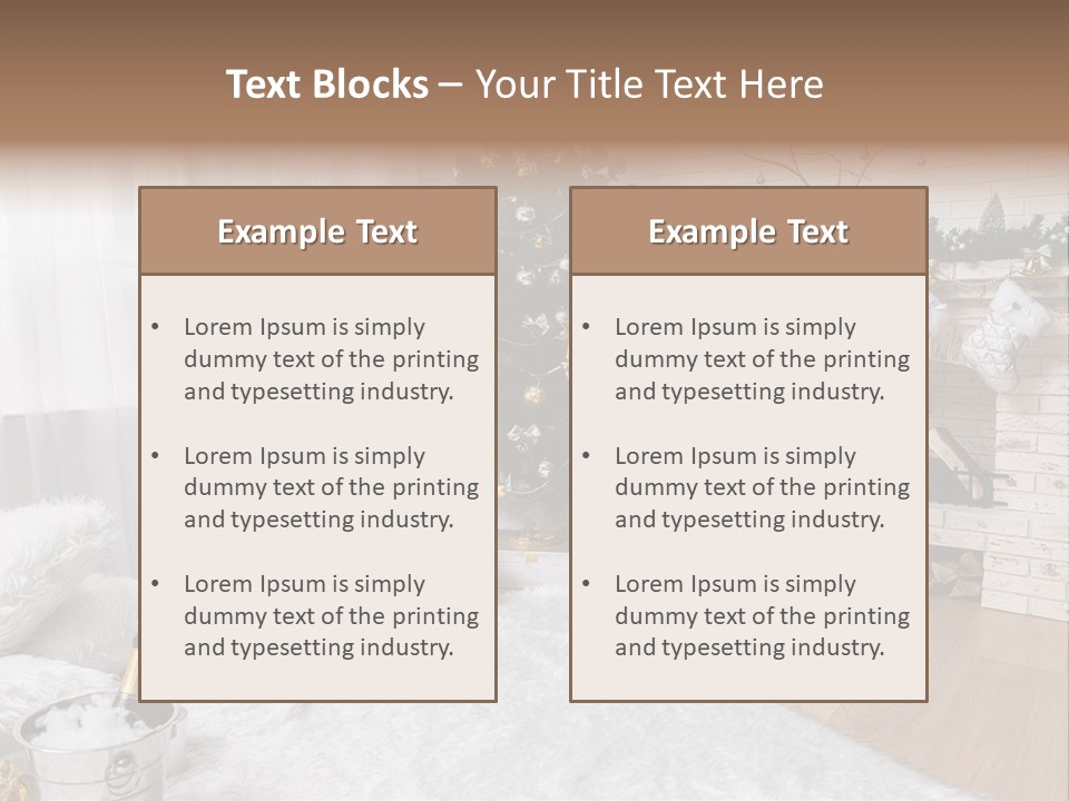 Lantern Gift Holiday PowerPoint Template