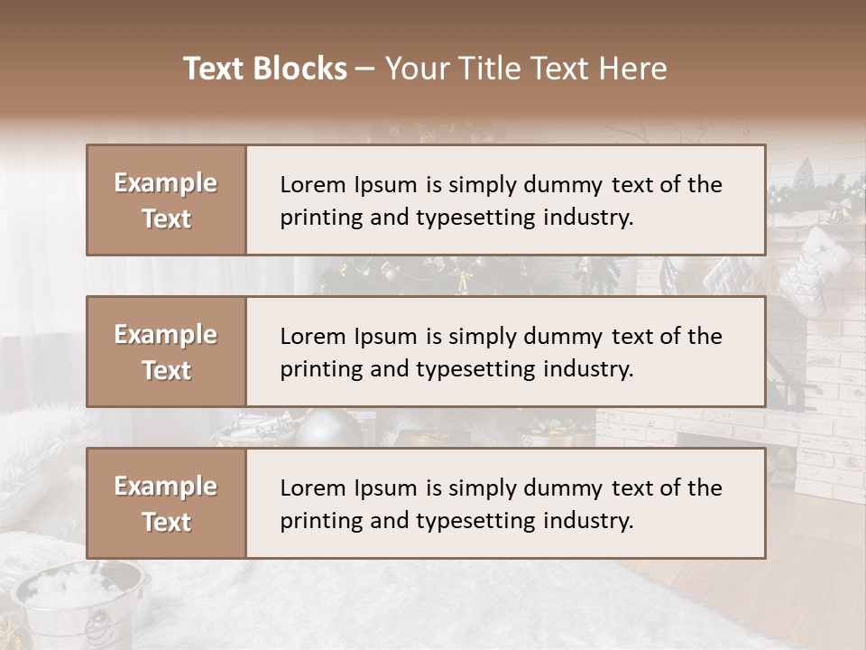 Lantern Gift Holiday PowerPoint Template