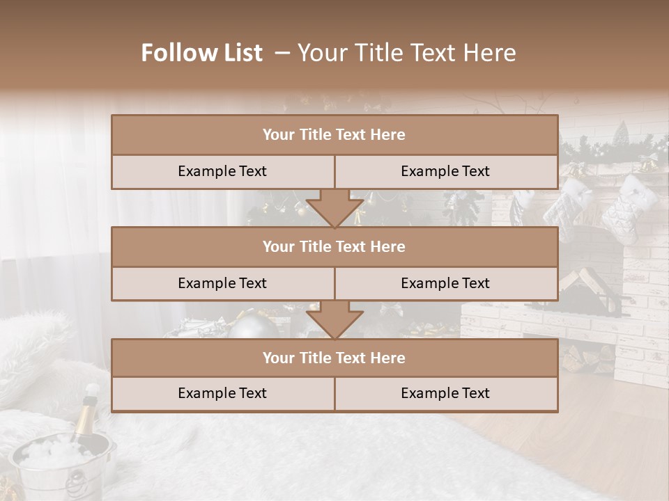Lantern Gift Holiday PowerPoint Template