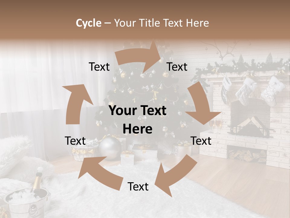 Lantern Gift Holiday PowerPoint Template