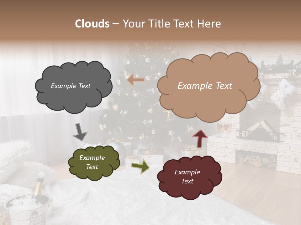 Lantern Gift Holiday PowerPoint Template