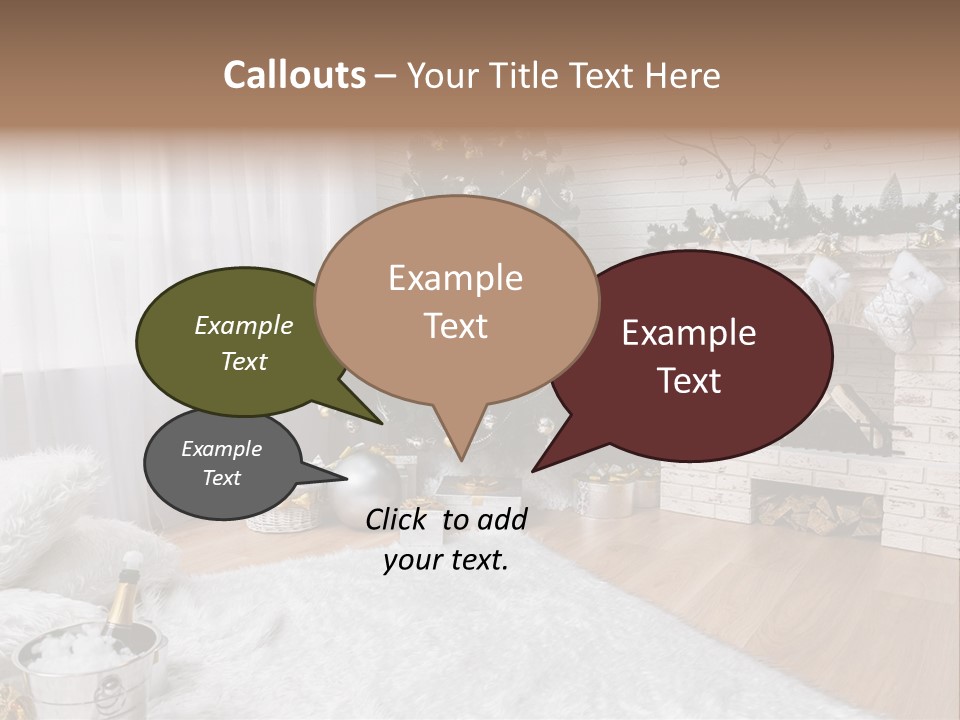 Lantern Gift Holiday PowerPoint Template