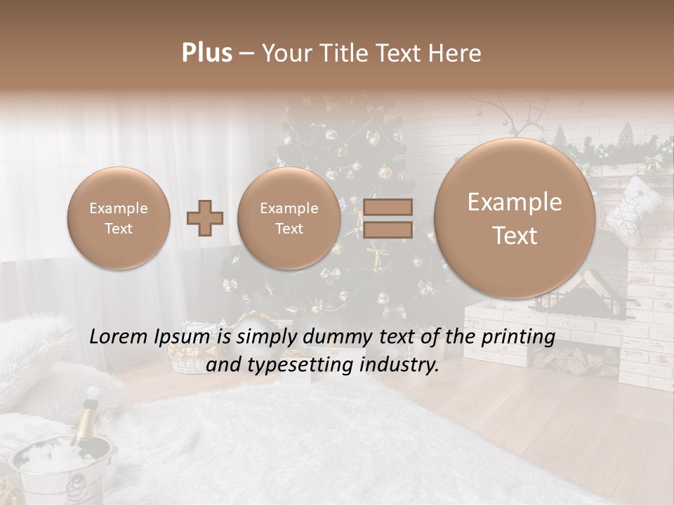 Lantern Gift Holiday PowerPoint Template