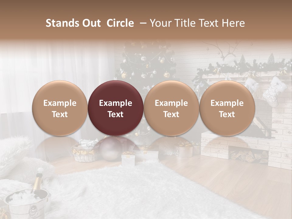 Lantern Gift Holiday PowerPoint Template