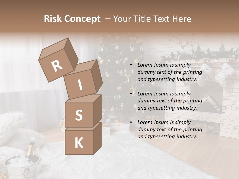 Lantern Gift Holiday PowerPoint Template