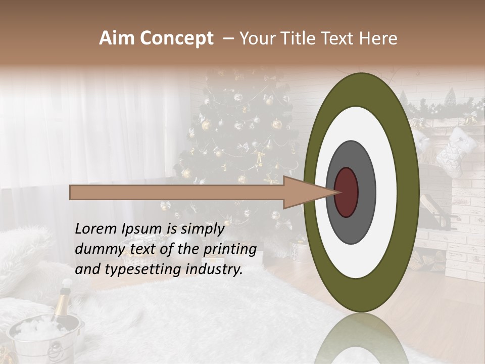 Lantern Gift Holiday PowerPoint Template