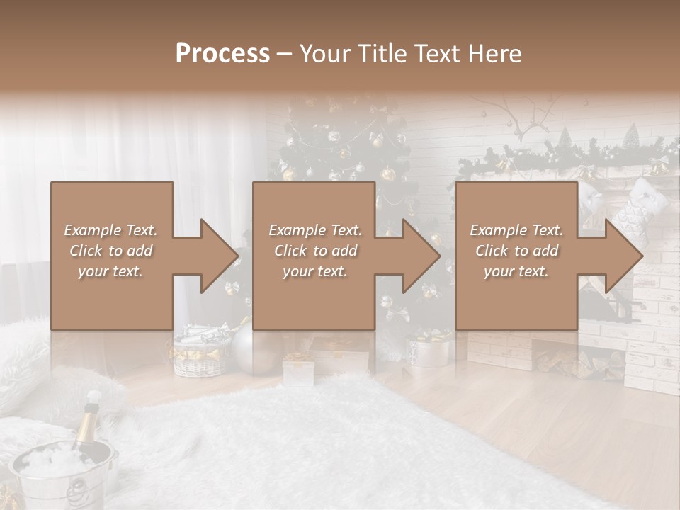 Lantern Gift Holiday PowerPoint Template