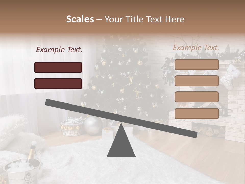 Lantern Gift Holiday PowerPoint Template