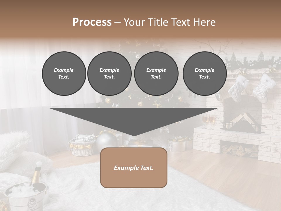 Lantern Gift Holiday PowerPoint Template