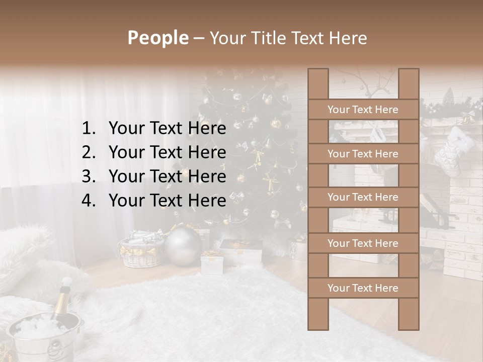 Lantern Gift Holiday PowerPoint Template