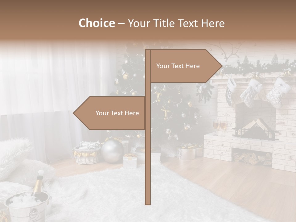 Lantern Gift Holiday PowerPoint Template