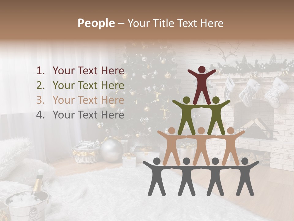 Lantern Gift Holiday PowerPoint Template