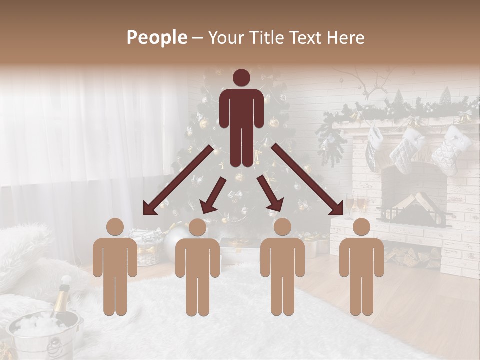 Lantern Gift Holiday PowerPoint Template