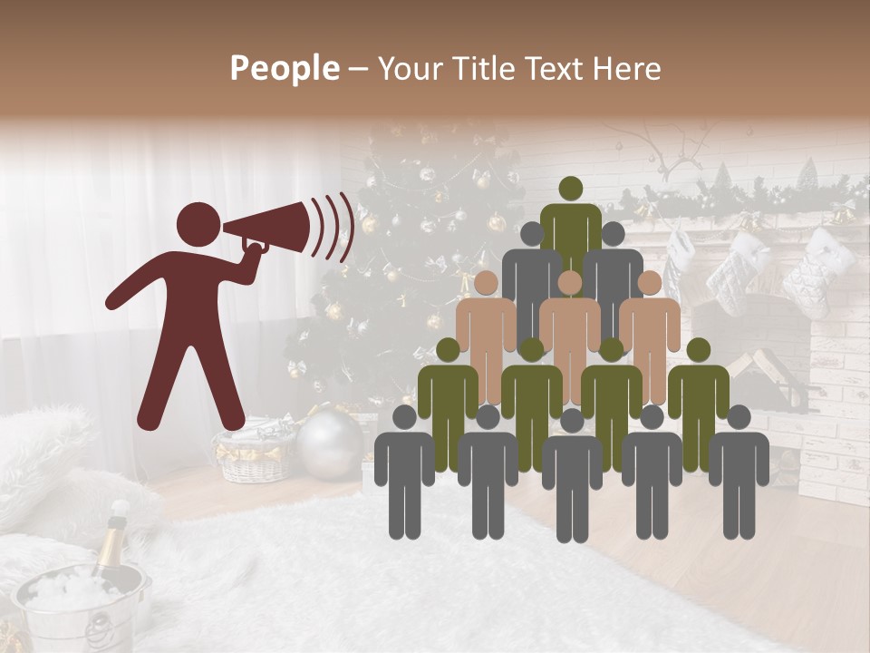 Lantern Gift Holiday PowerPoint Template