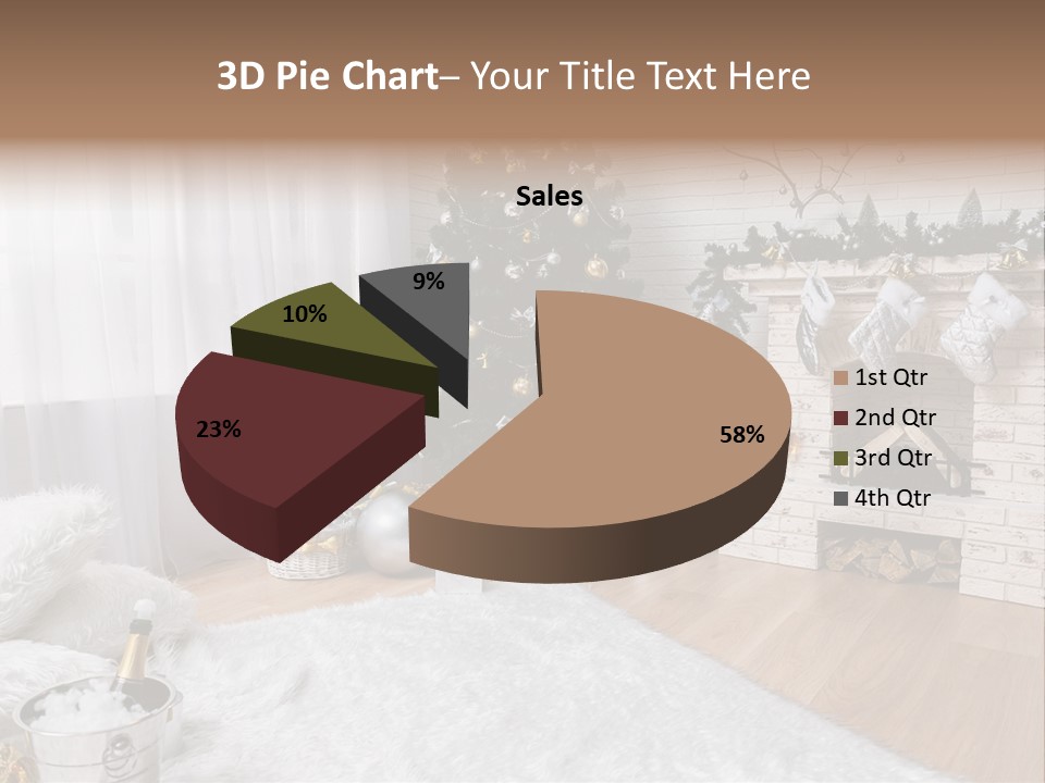 Lantern Gift Holiday PowerPoint Template