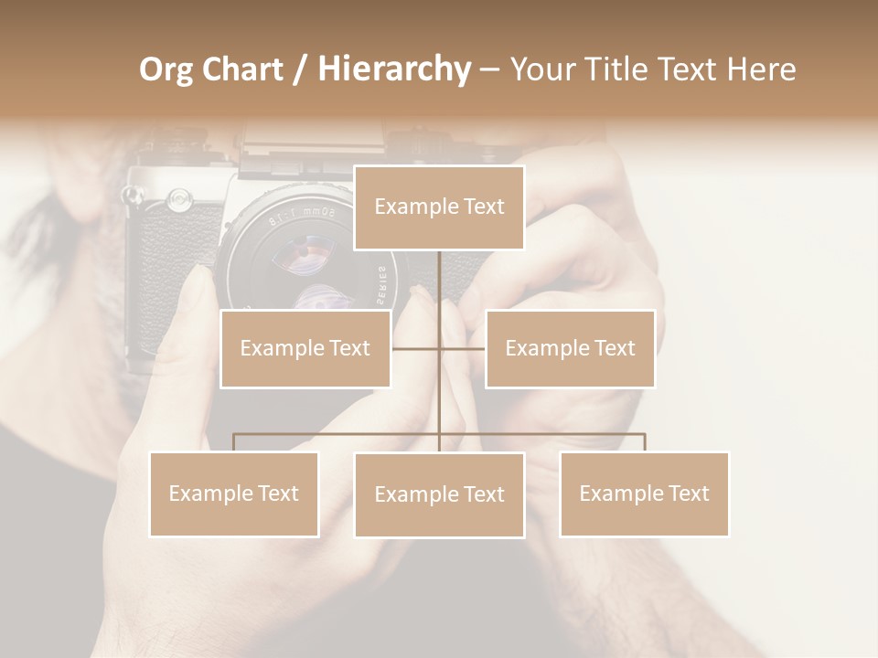 Photo Camera Neutral Background Old Fashioned PowerPoint Template