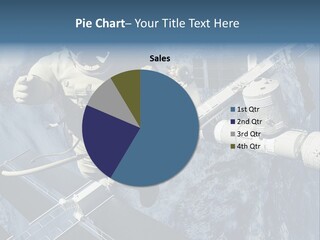 Spaceship Orbit Universe PowerPoint Template