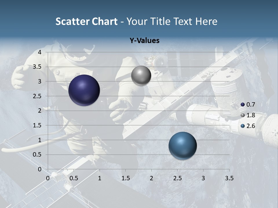 Spaceship Orbit Universe PowerPoint Template