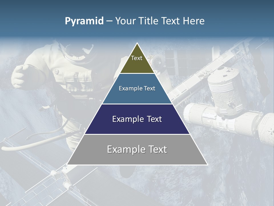 Spaceship Orbit Universe PowerPoint Template