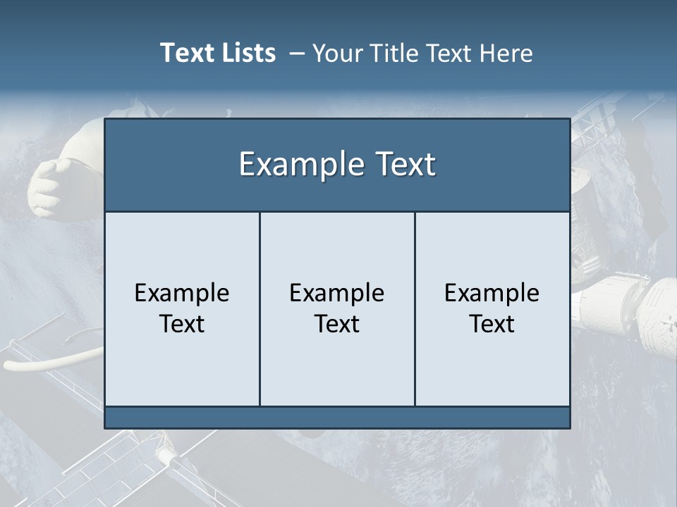 Spaceship Orbit Universe PowerPoint Template