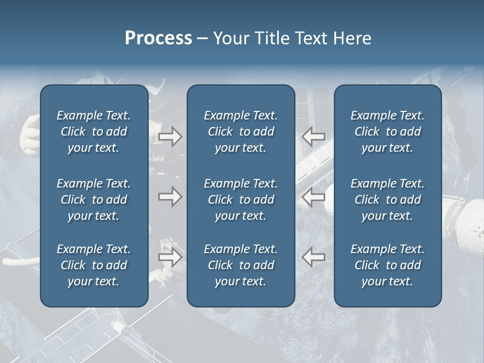 Spaceship Orbit Universe PowerPoint Template