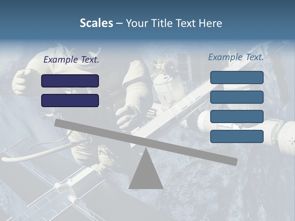 Spaceship Orbit Universe PowerPoint Template