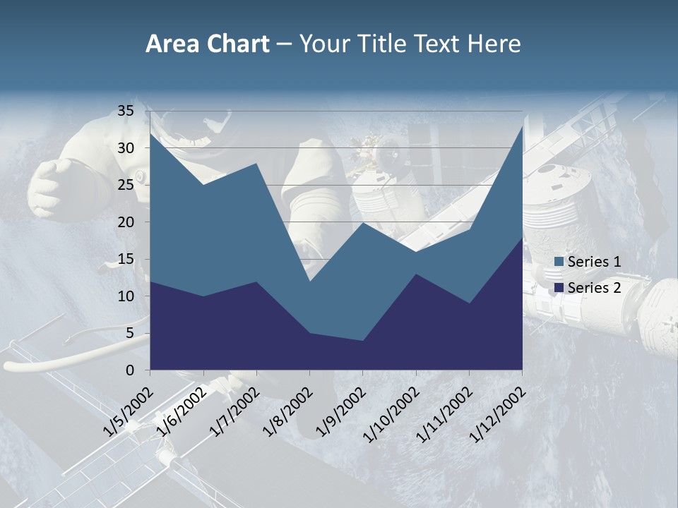 Spaceship Orbit Universe PowerPoint Template