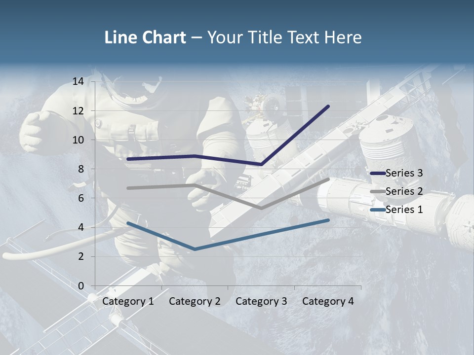 Spaceship Orbit Universe PowerPoint Template