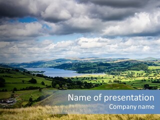 Beautiful Landscape Wales Landscapes PowerPoint Template