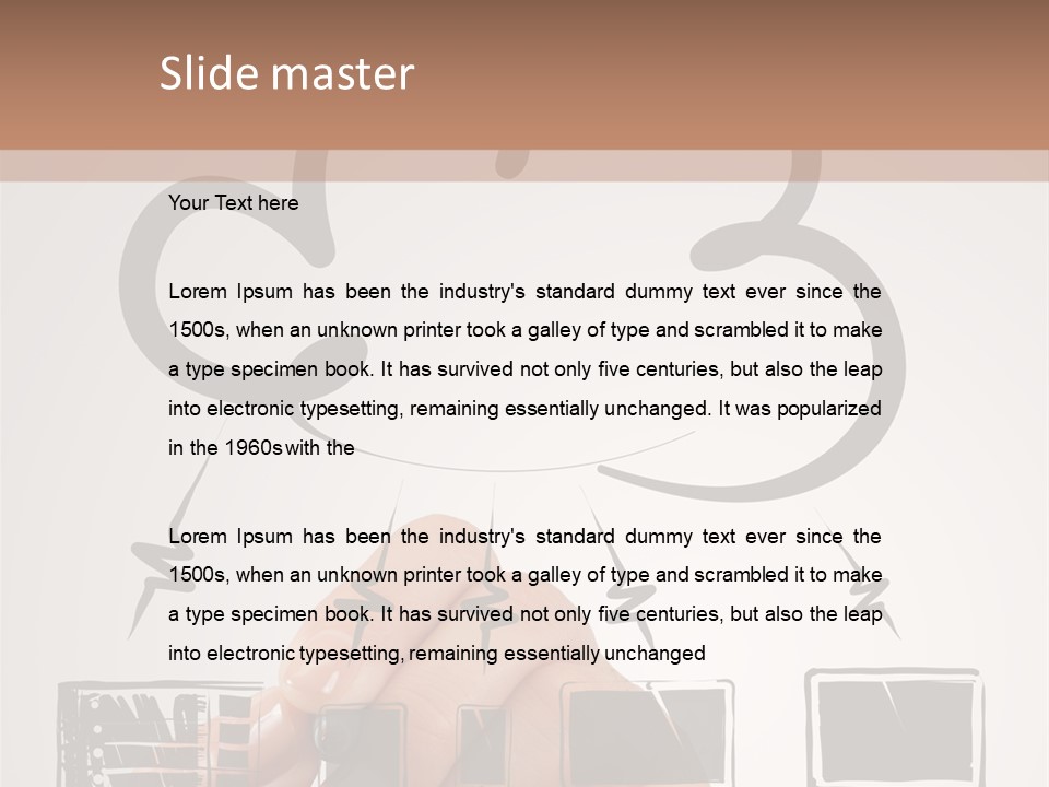 Trekking Landscape Achievement PowerPoint Template