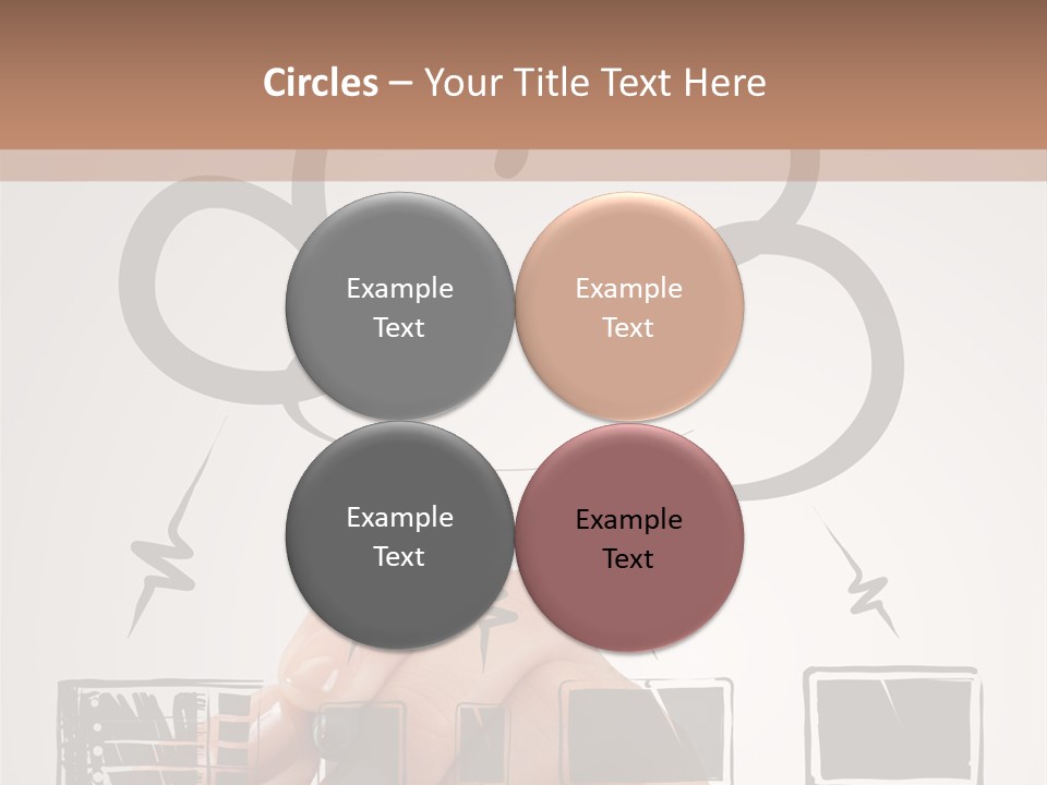 Trekking Landscape Achievement PowerPoint Template