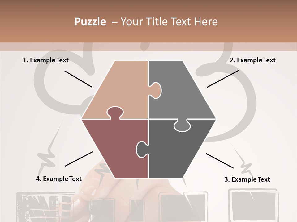 Trekking Landscape Achievement PowerPoint Template