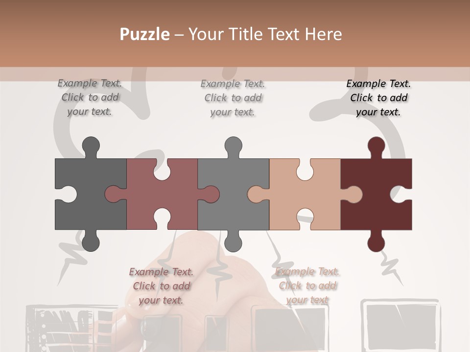 Trekking Landscape Achievement PowerPoint Template