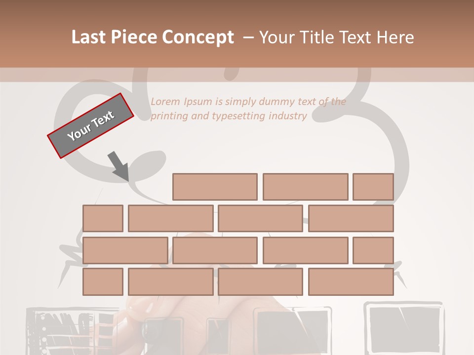 Trekking Landscape Achievement PowerPoint Template