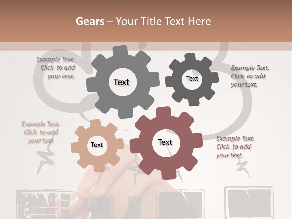 Trekking Landscape Achievement PowerPoint Template