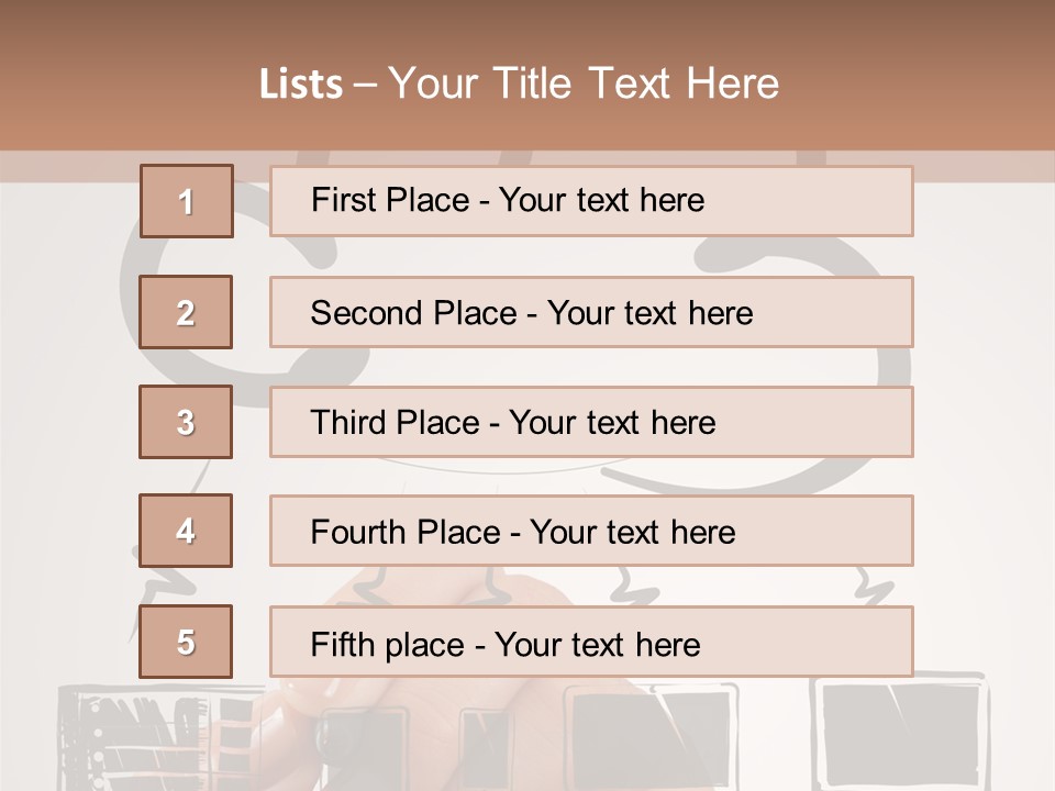 Trekking Landscape Achievement PowerPoint Template