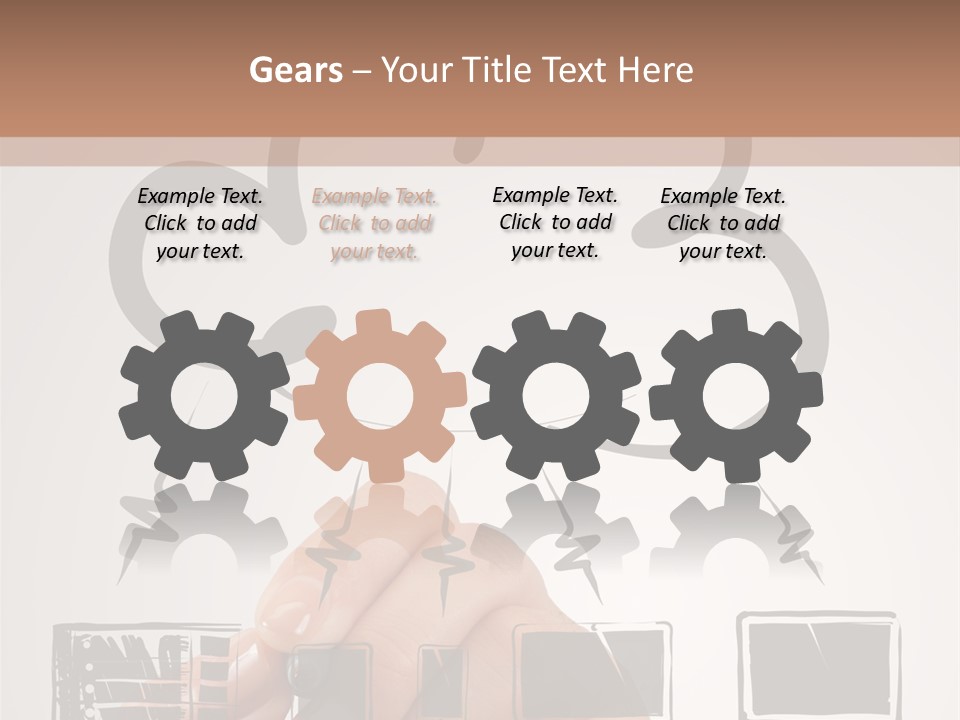 Trekking Landscape Achievement PowerPoint Template