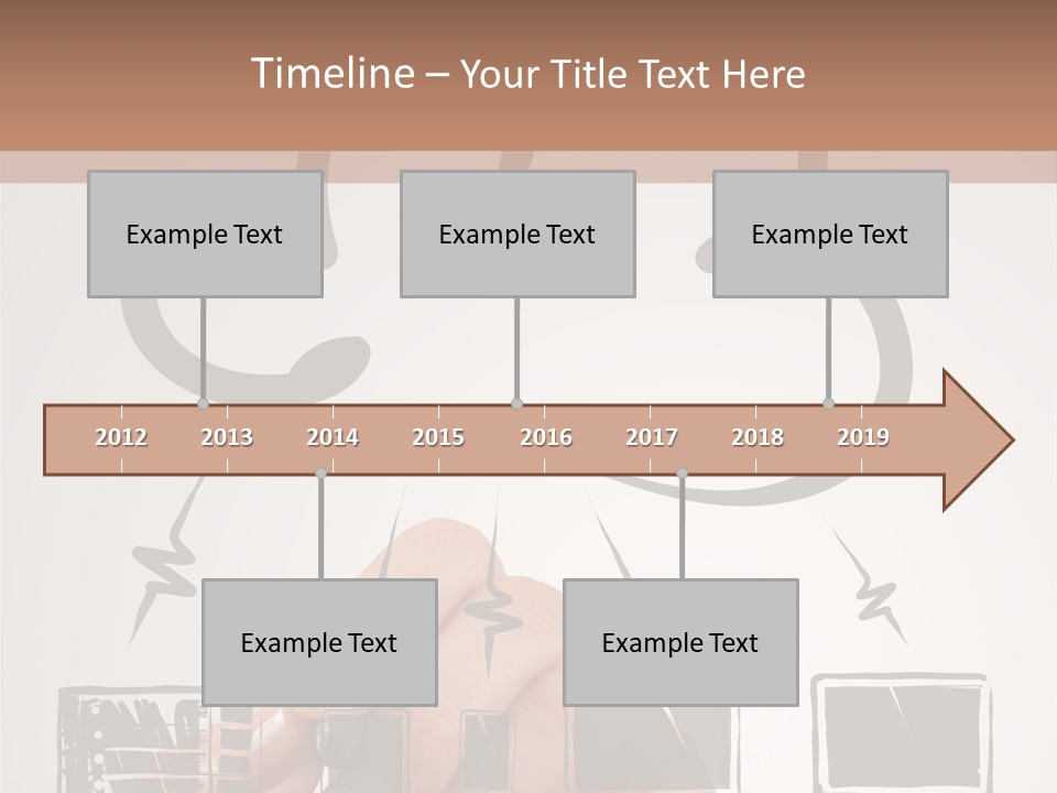 Trekking Landscape Achievement PowerPoint Template
