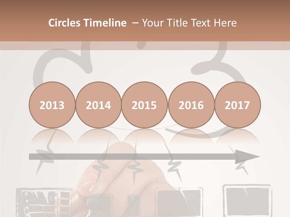 Trekking Landscape Achievement PowerPoint Template