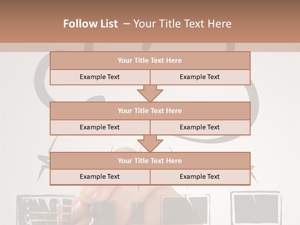 Trekking Landscape Achievement PowerPoint Template