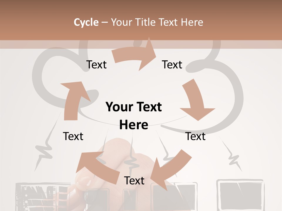 Trekking Landscape Achievement PowerPoint Template