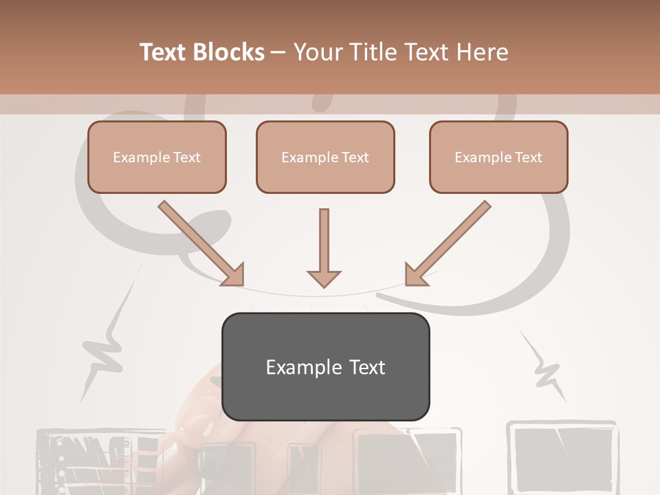 Trekking Landscape Achievement PowerPoint Template
