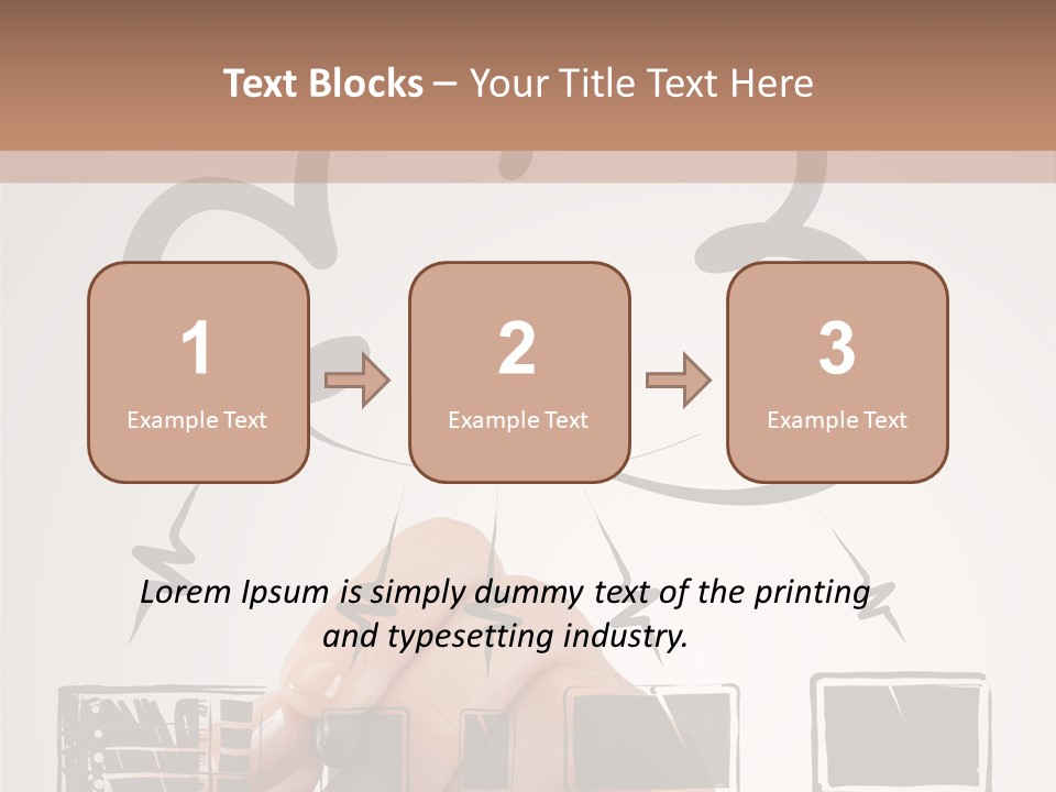 Trekking Landscape Achievement PowerPoint Template