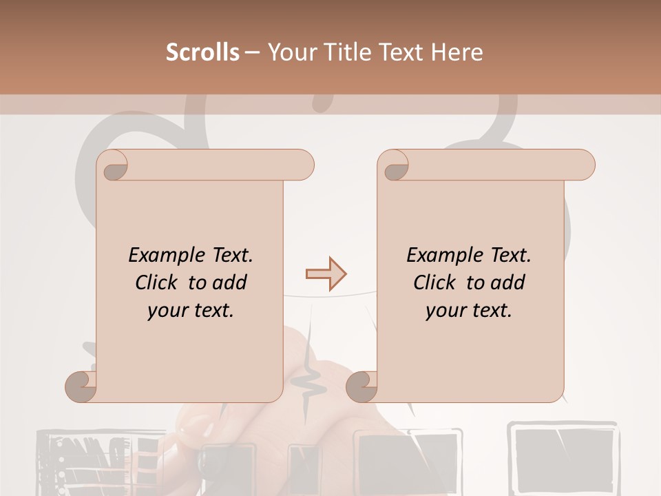 Trekking Landscape Achievement PowerPoint Template