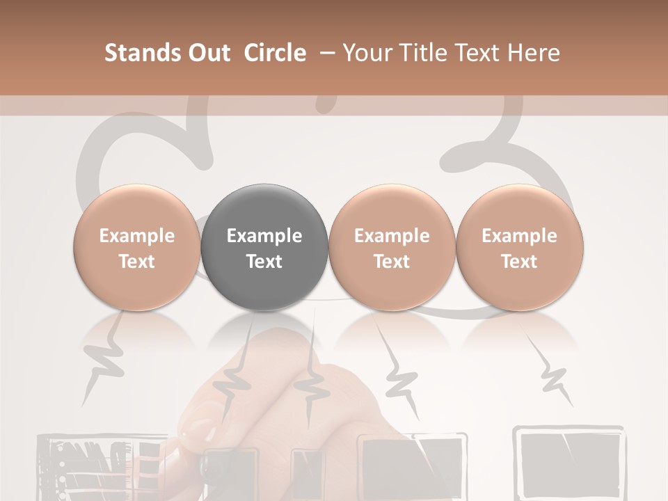 Trekking Landscape Achievement PowerPoint Template